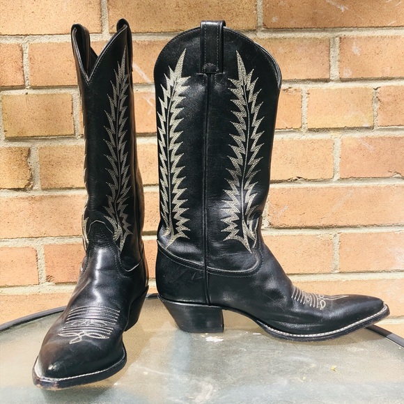 Vintage Leather Western Boots | Tony Lama - Picture 2 of 10